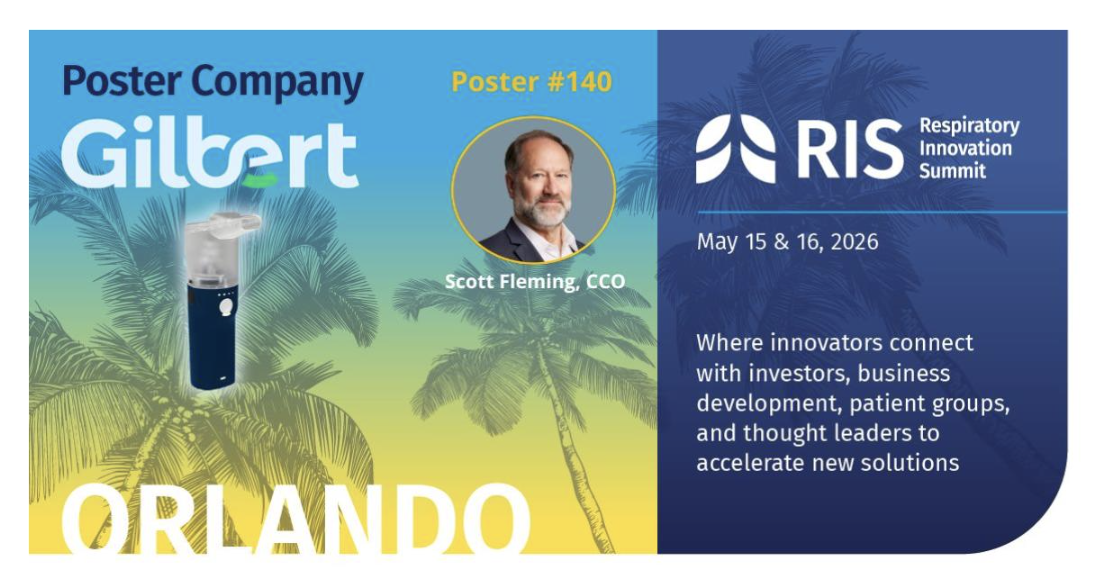 Gilbert to present at Respiratory Innovation Summit at ATS 2026!